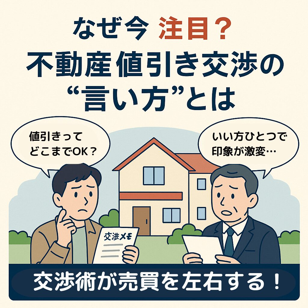 なぜ今「不動産 値引き交渉 言い方」が注目されているのか?
