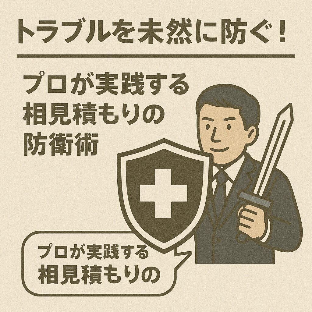 トラブルを未然に防ぐ!プロが実践する相見積もりの防衛術