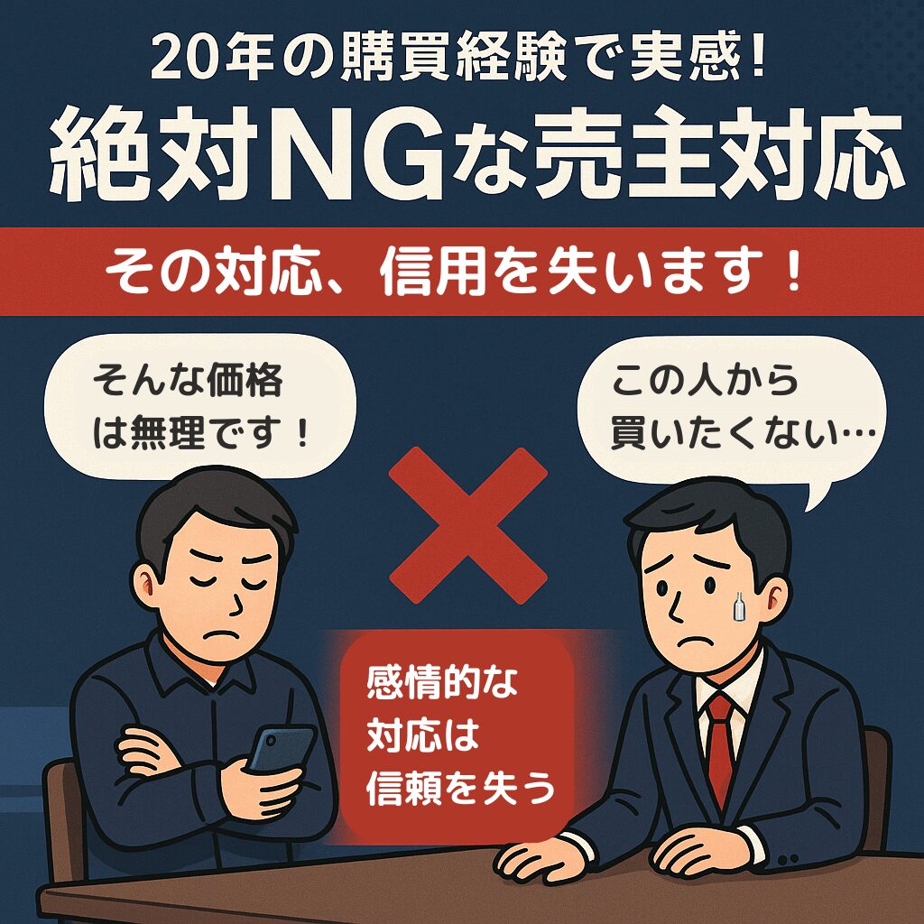 17年間の購買現場で磨いた!動じない売主の鉄壁対応術5選